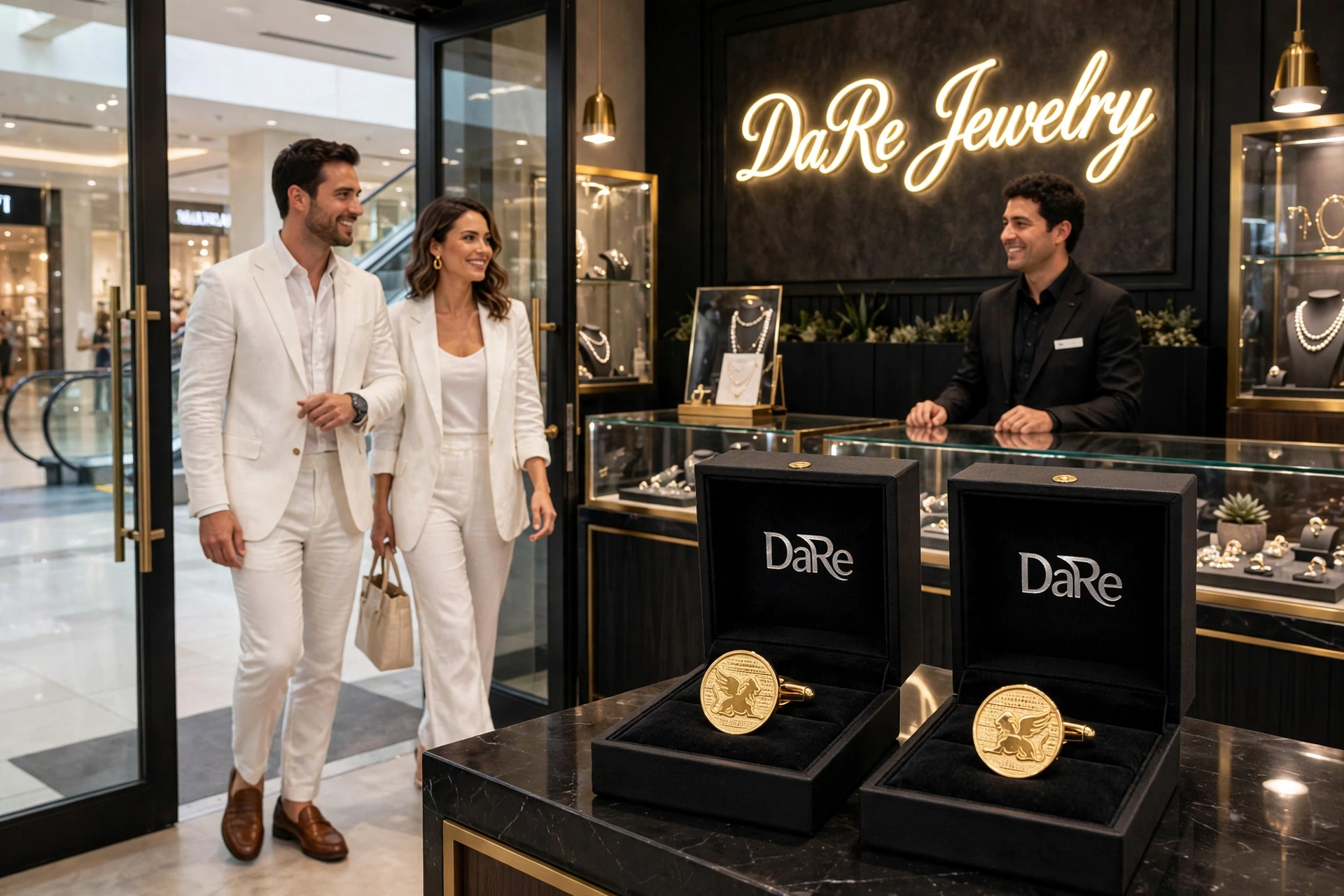 Da Re Jewelry - Winged Lion Cufflinks Gold edition - Image 11