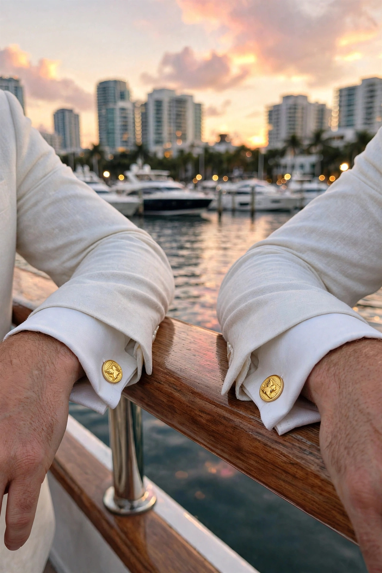 Da Re Jewelry - Winged Lion Cufflinks Gold edition - Image 16
